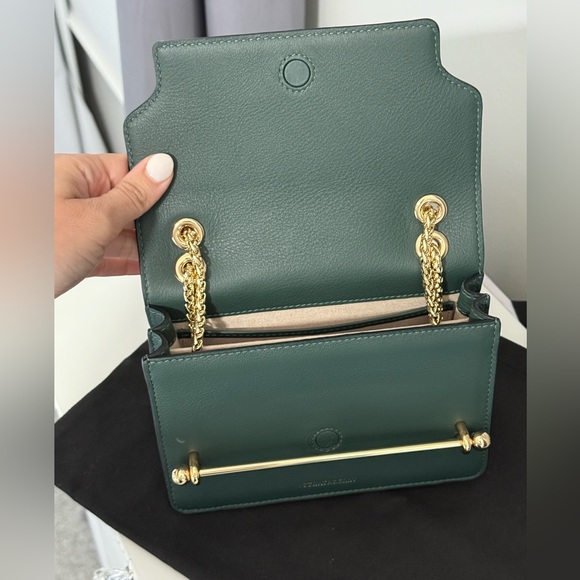 Strathberry East/West Mini in Bottle Green - Picture 2 of 9